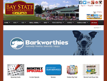 Tablet Screenshot of baystatepet.com